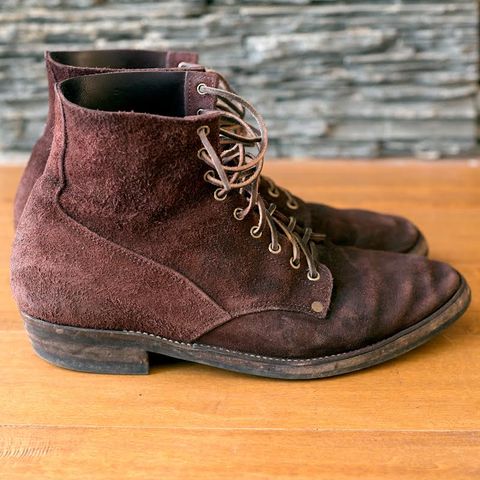 NF Bootmaker Fritz Boot in J&FJ Baker Australian Nut Panel Hide Roughout