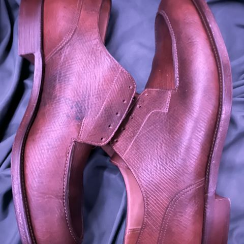 Crockett & Jones x New & Lingwood Split Toe Derby in 1786 Russian Reindeer Hide