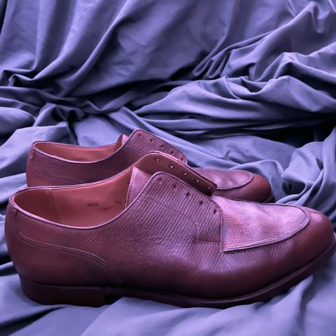 Crockett & Jones x New & Lingwood Split Toe Derby in 1786 Russian Reindeer Hide