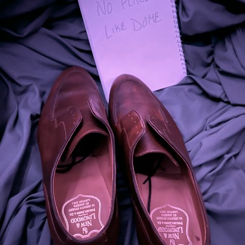 Crockett & Jones x New & Lingwood Split Toe Derby in 1786 Russian Reindeer Hide