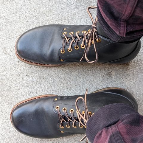 Iron Boots The Great Escape in Seidel Black Oil Tan