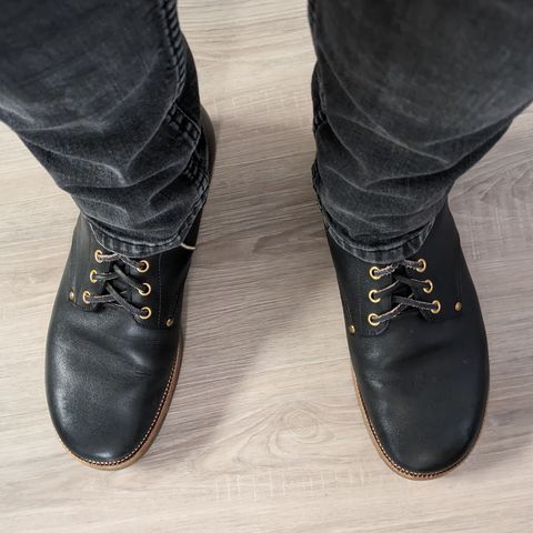 Iron Boots The Great Escape in Seidel Black Oil Tan