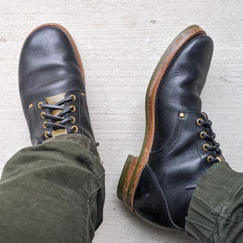 Iron Boots The Great Escape in Seidel Black Oil Tan