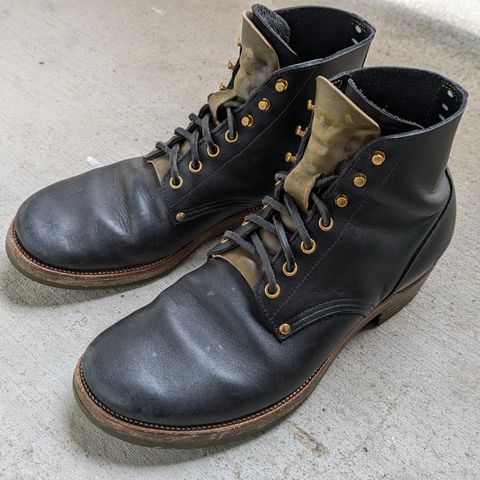 Iron Boots The Great Escape in Seidel Black Oil Tan