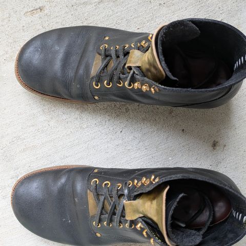 Iron Boots The Great Escape in Seidel Black Oil Tan