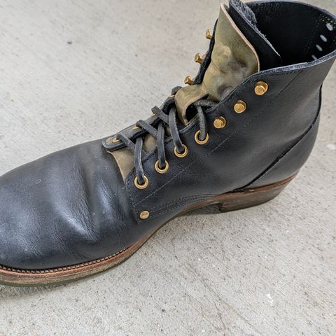 Iron Boots The Great Escape in Seidel Black Oil Tan