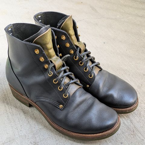 Iron Boots The Great Escape in Seidel Black Oil Tan