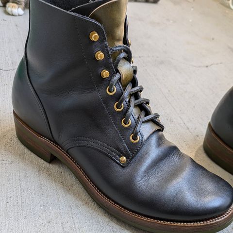 Iron Boots The Great Escape in Seidel Black Oil Tan