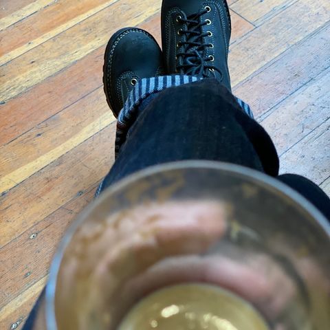 Viberg Rigger in Unknown Leather
