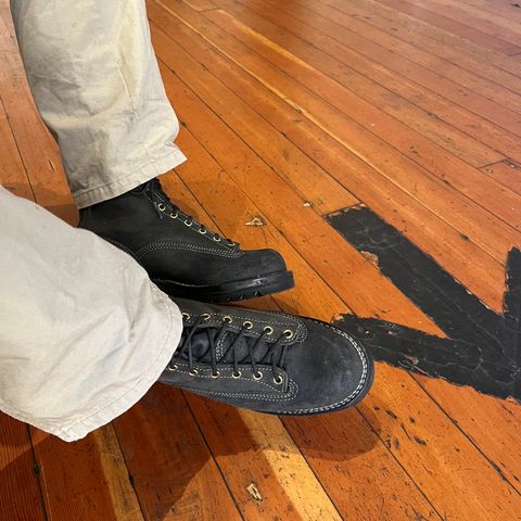 Viberg Rigger in Unknown Leather