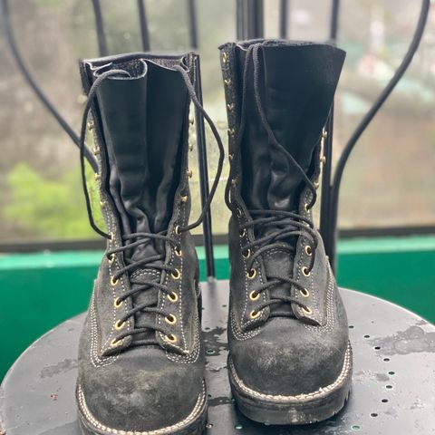 Viberg Rigger in Unknown Leather