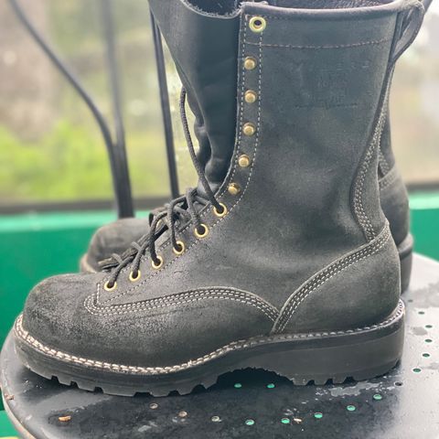 Viberg Rigger in Unknown Leather