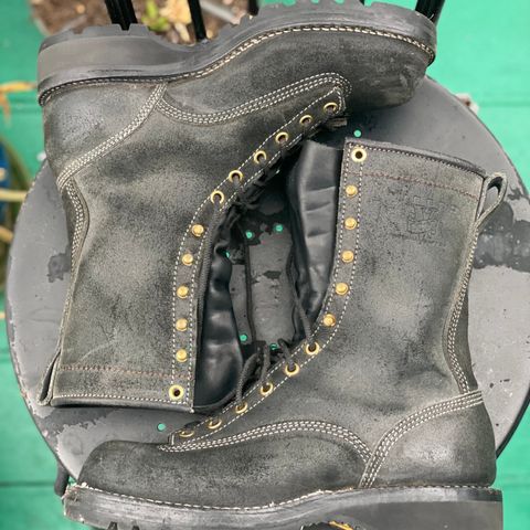 Viberg Rigger in Unknown Leather