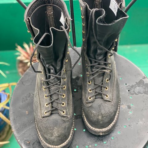 Viberg Rigger in Unknown Leather
