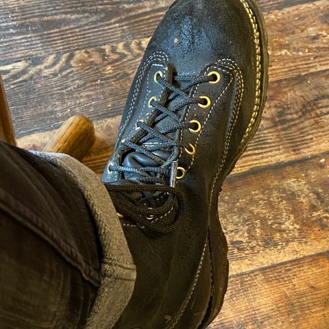 Viberg Rigger in Unknown Leather