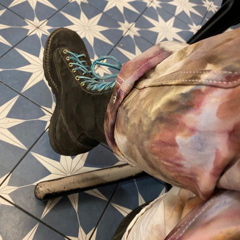 Viberg Rigger in Unknown Leather