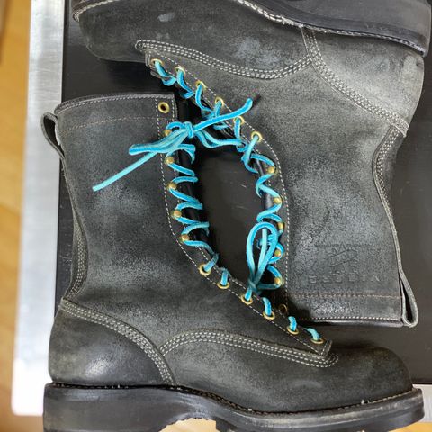 Viberg Rigger in Unknown Leather