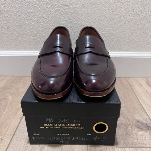 BLKBRD Aurus in Horween Color 8 Shell Cordovan