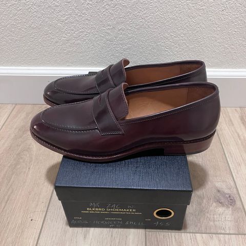 BLKBRD Aurus in Horween Color 8 Shell Cordovan