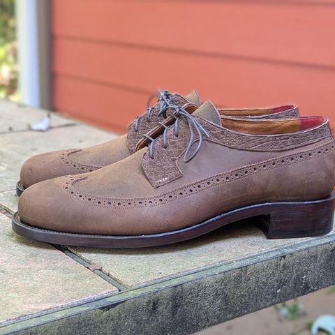 Arno Custom Model in C.F. Stead Snuff Waxed Kudu & Hippo