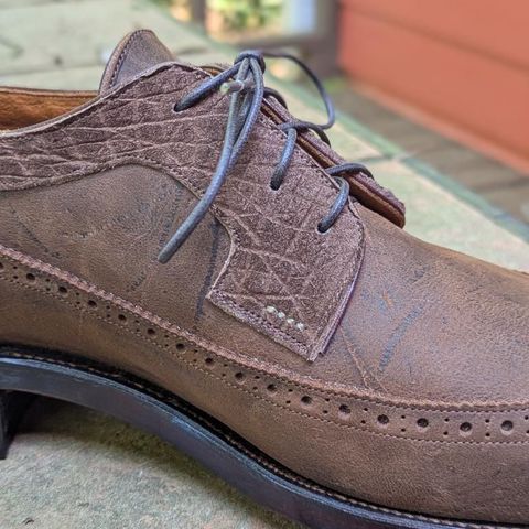 Arno Custom Model in C.F. Stead Snuff Waxed Kudu & Hippo