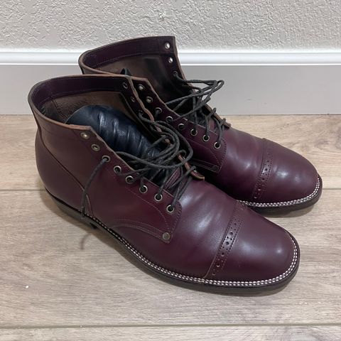 NF Bootmaker Type I in Horween Bordeaux Workshoe Butt