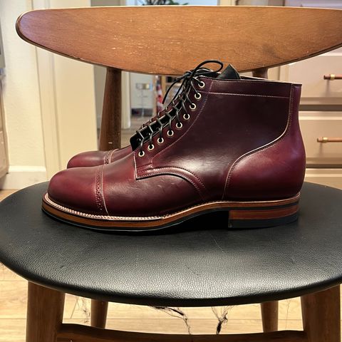 Viberg Service Boot BCT in Horween Color 8 Chromexcel & Horween Black Chromexcel