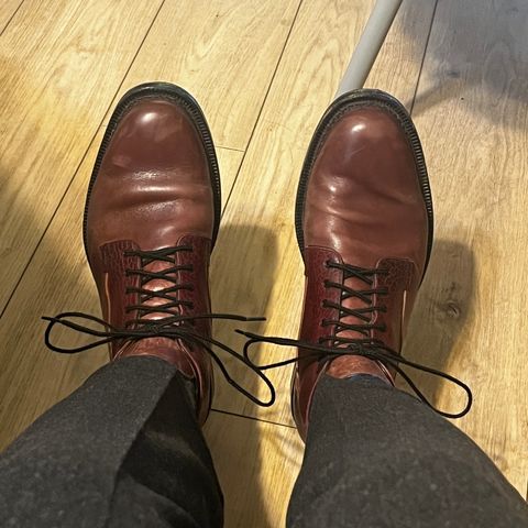 Arno Galno in Maryam Burgundy TPR Horsebutt & Law Tanning Black Cherry Big Horn Shrunken Bison