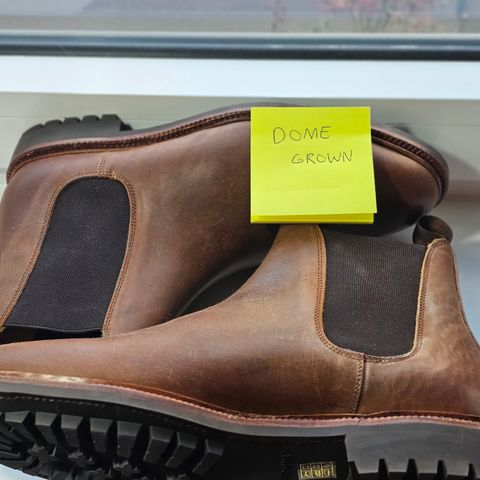 Meermin Chelsea Boot in Tobacco Waxy Shell Cordovan