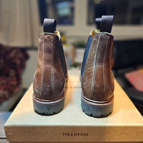 Meermin Chelsea Boot in Tobacco Waxy Shell Cordovan