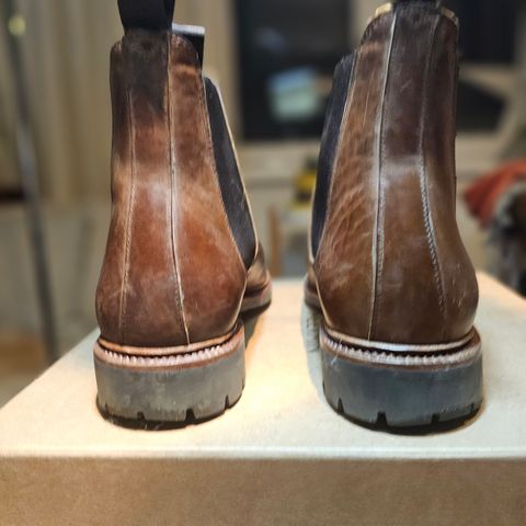 Meermin Chelsea Boot in Tobacco Waxy Shell Cordovan