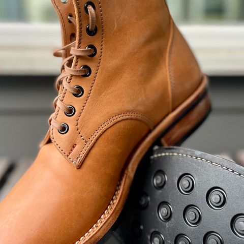 Kustom Kraft Boondocker Boot in Tannery Kobel Veg-Tanned Leather
