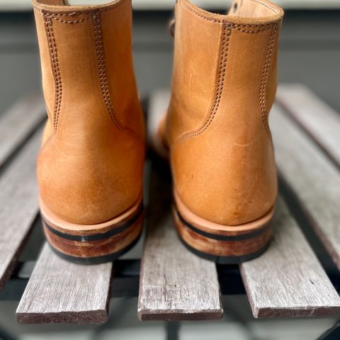 View photo of Kustom Kraft Boondocker Boot in Tannery Kobel Veg-Tanned Leather