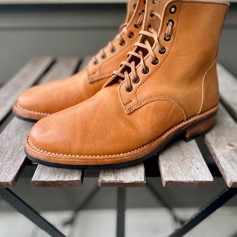 Kustom Kraft Boondocker Boot in Tannery Kobel Veg-Tanned Leather