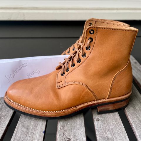Kustom Kraft Boondocker Boot in Tannery Kobel Veg-Tanned Leather