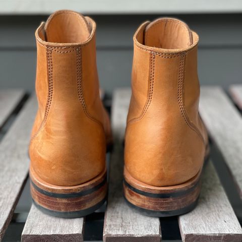 View photo of Kustom Kraft Boondocker Boot in Tannery Kobel Veg-Tanned Leather