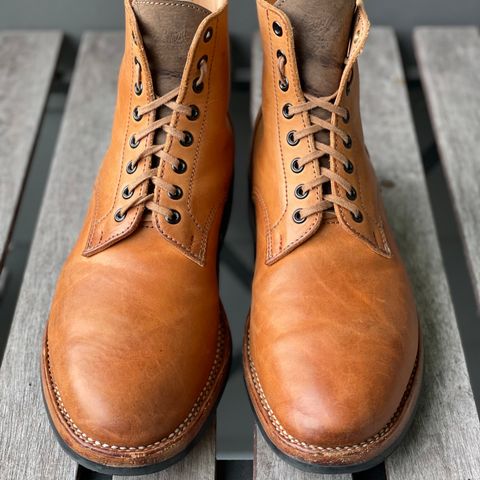 View photo of Kustom Kraft Boondocker Boot in Tannery Kobel Veg-Tanned Leather