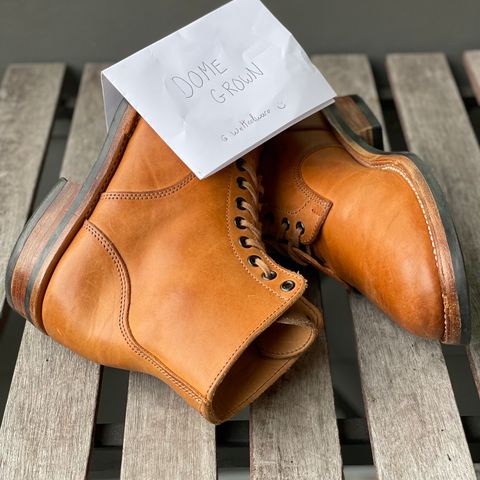 View photo of Kustom Kraft Boondocker Boot in Tannery Kobel Veg-Tanned Leather