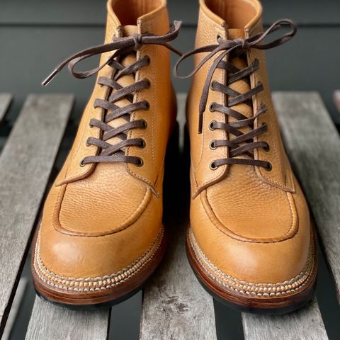 View photo of Midas Spalla Derby Boot in La Bretagna Natural Ghost