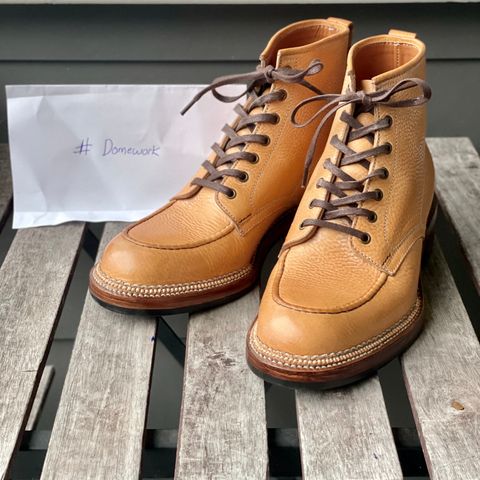 View photo of Midas Spalla Derby Boot in La Bretagna Natural Ghost