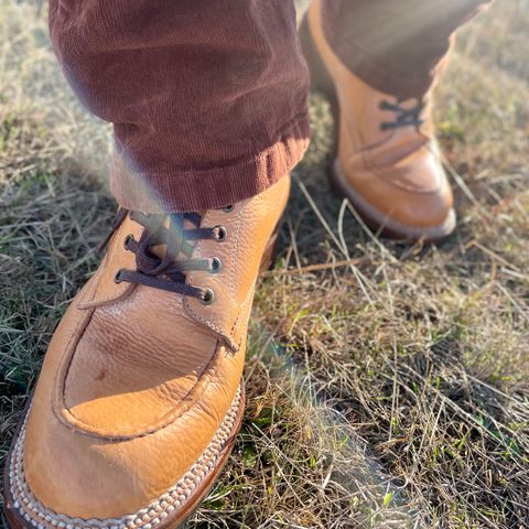 View photo of Midas Spalla Derby Boot in La Bretagna Natural Ghost