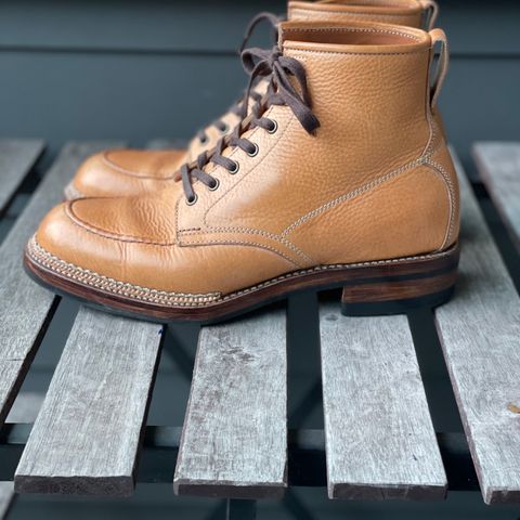 View photo of Midas Spalla Derby Boot in La Bretagna Natural Ghost