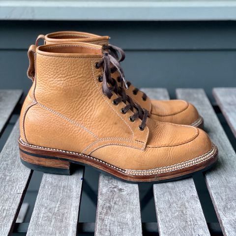 View photo of Midas Spalla Derby Boot in La Bretagna Natural Ghost