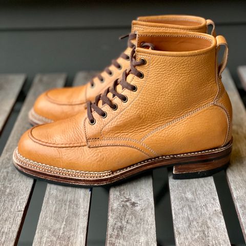 View photo of Midas Spalla Derby Boot in La Bretagna Natural Ghost