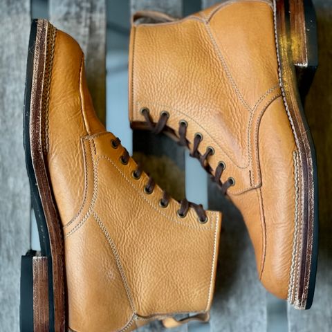 View photo of Midas Spalla Derby Boot in La Bretagna Natural Ghost