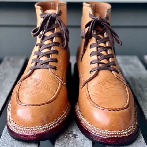 View photo of Midas Spalla Derby Boot in La Bretagna Natural Ghost