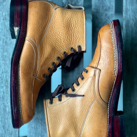 View photo of Midas Spalla Derby Boot in La Bretagna Natural Ghost