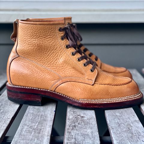 View photo of Midas Spalla Derby Boot in La Bretagna Natural Ghost