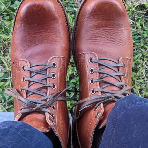 View photo of Viberg Service Boot in Horween English Tan Dublin