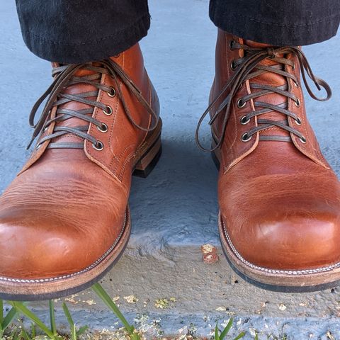 Search result thumbnail of Viberg Service Boot in Horween English Tan Dublin